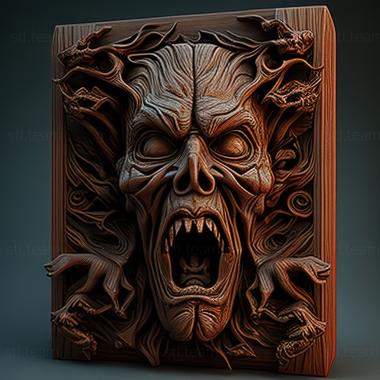 3D model st horror (STL)